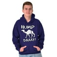 thumbnail image 1 of Hump Day Funny Wednesday Camel Gym Unisex Plus Fleece Graphic Hoodie Brisco Brands 2X, 1 of 5