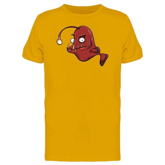 Humpback Angler Fish Cartoon Tee Men's -Image by Shutterstock