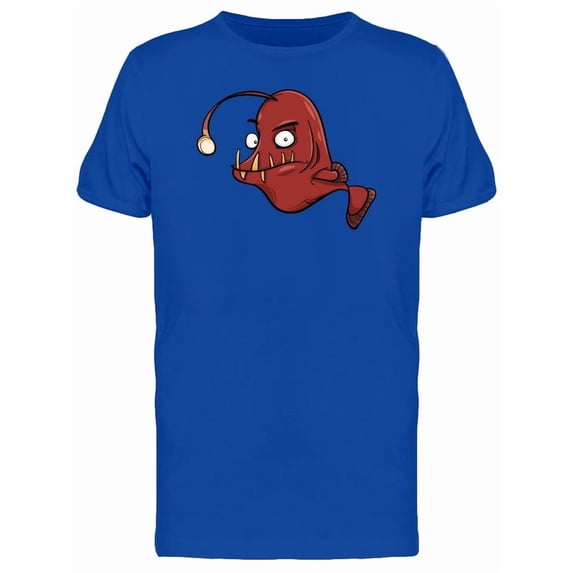 Humpback Angler Fish Cartoon Tee Men's -Image by Shutterstock