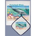 thumbnail image 1 of Humpback Whale Dish Towel And Pot Holder Set, 1 of 1