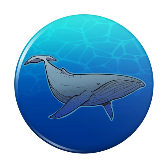 Humpback Whale Kitchen Refrigerator Locker Button Magnet