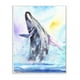 thumbnail image 1 of Humpback Whale Ocean Jump Blue Water 13 in x 19 in Framed Painting Art Print, by Stupell Home Décor, 1 of 6