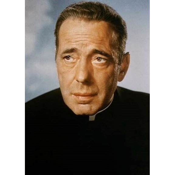 Humphrey Bogart as priest in The Left Hand of God 5x7 inch photo