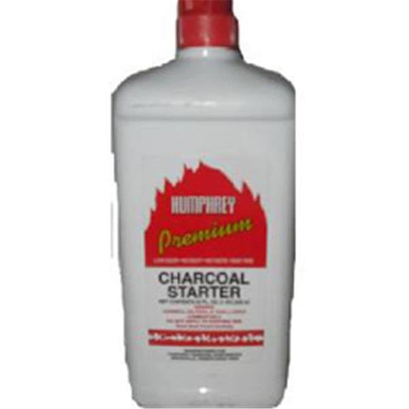 Humphrey Charcoal CHARCOAL STARTER Charcoal Starter Fluid 12 qt. Bottles with Case Pack of 12