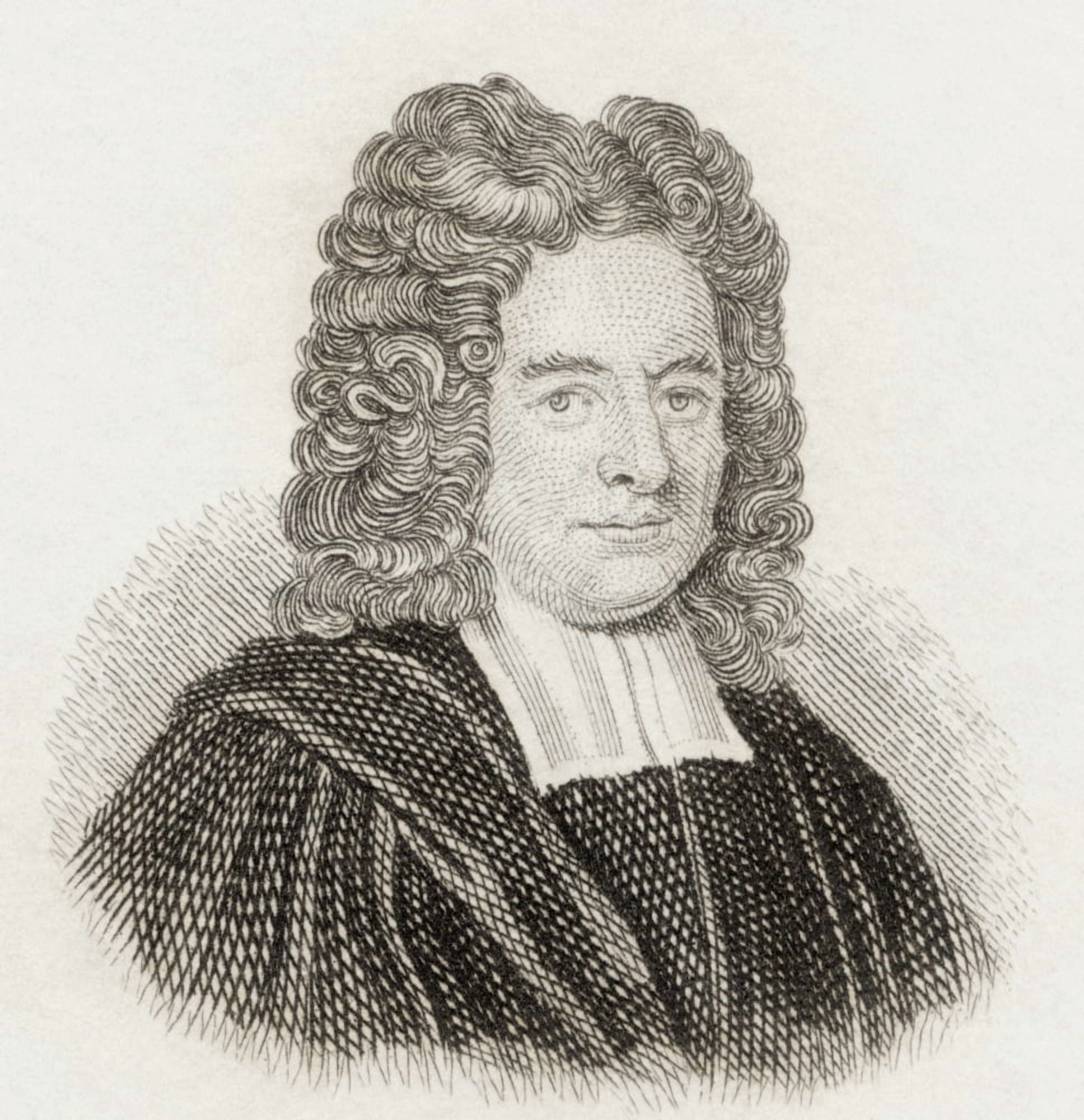 Humphrey Prideaux 1648 To 1724 English Doctor Of Divinity And Scholar From Crabbs Historical Dictionary Published 1825 Canvas Art - Ken Welsh Design Pics (24 x 24)
