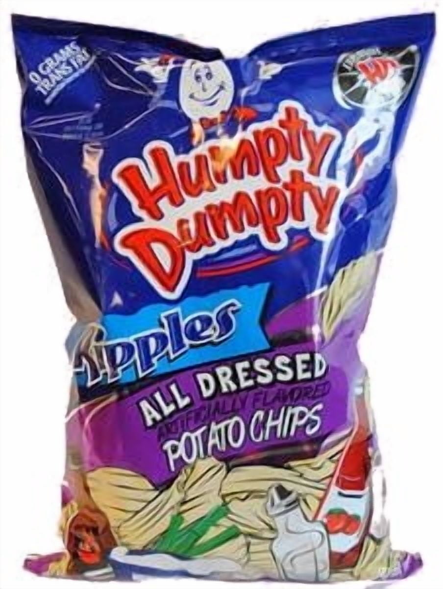 Humpty Dumpty All Dressed Chips - 7 oz, 6 count