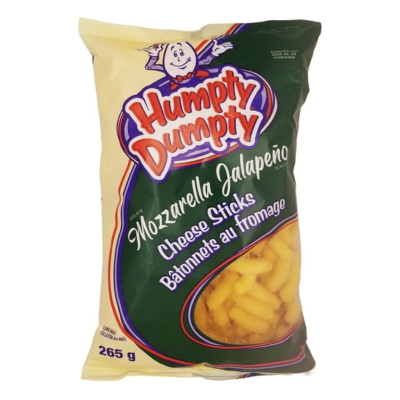 Humpty Dumpty Mozzarella Jalapeno Cheese Sticks 265g - Spicy Crunchy Snack