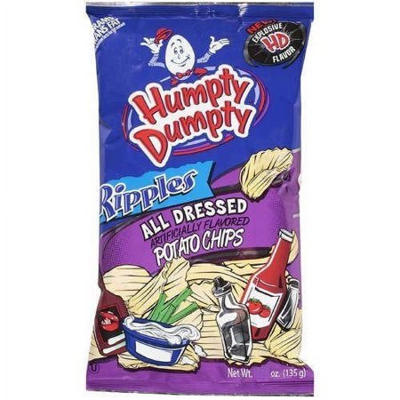 Humpty Dumpty Potato Chips, 6 Ounce, 6 Count (All Dressed)