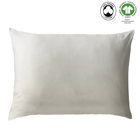 Humus Wrinkle Resistant Reversible Print 100% Organic Cotton Sham Set of 2