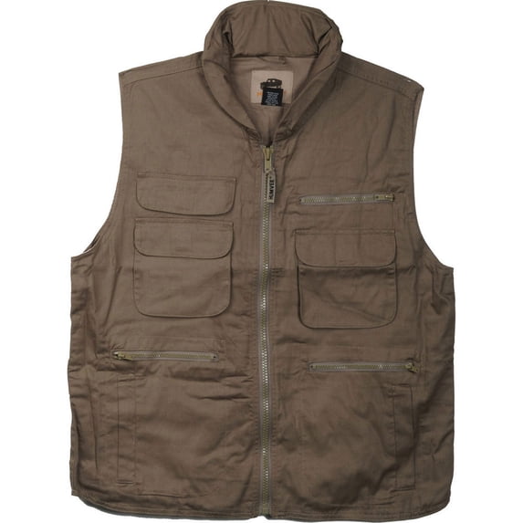 Campco Humvee 100% Cotton Ranger Vest - Khaki - Small (S)
