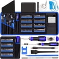 thumbnail image 1 of 191 in 1 Precision Screwdrivers Sets, Magnetic 1/4 Inch Nut Driver Set, Multi Repair Tool Kits for iPhone, Electronics, Computer, Tablet , Xbox, Playstation, Household, Nintendo, 1 of 8