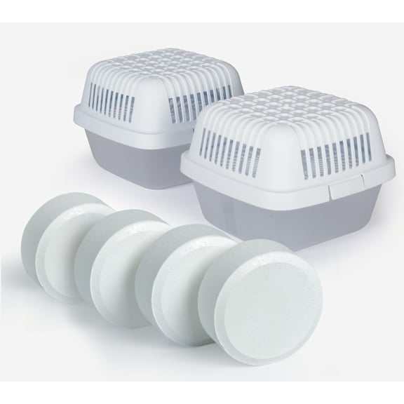 Humydry Home Starter Kit Refillable Moisture Absorber, Unscented