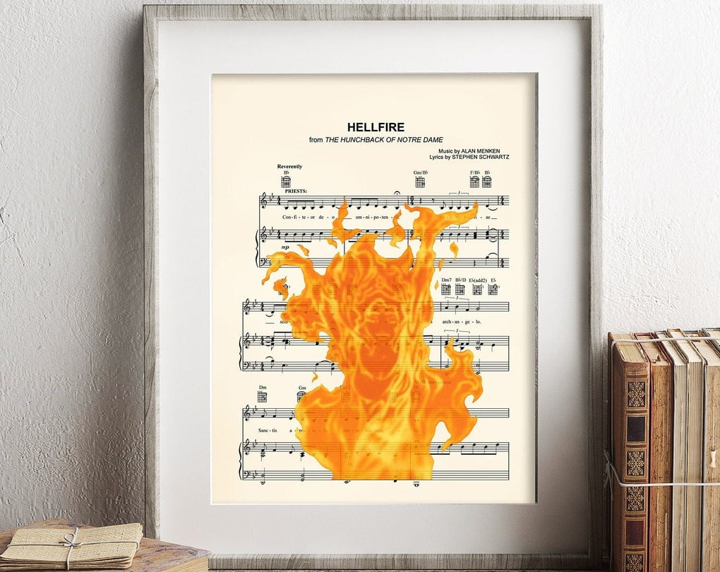 Hellfire Sheet Music Hunchback Of Notre Dame
