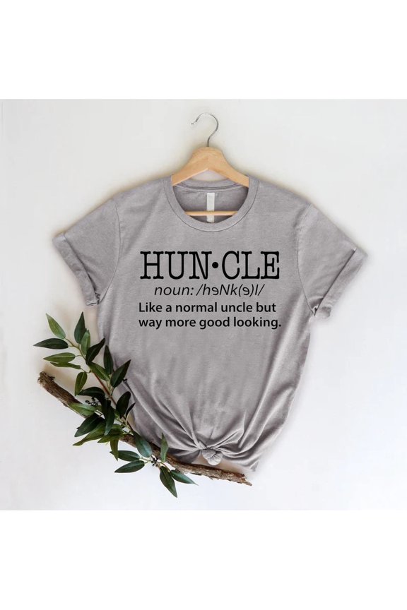 Huncle Definition Shirt,Uncle Shirt,Family Reunion Tee, From Niece Nephew,Family Member ,Uncle Announcement Tee,Best Uncle All Size S-5XL