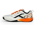 thumbnail image 1 of HUNDRED Beast Max Men Badminton Sport Shoes (Non Marking) | White-Orange | for Indoor Squash, Table-Tennis, Volleyball, Basketball & Paddle Pickle | Lightweight & Durable, 1 of 7