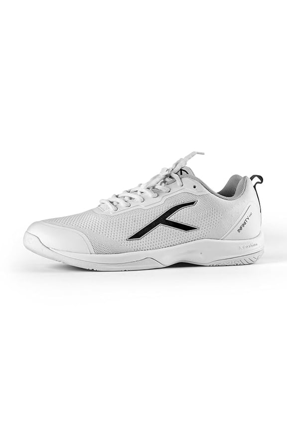 HBFS-3M003-2-10.0 Infinity Pro Badminton Shoes - White & Black - Size 10 UK