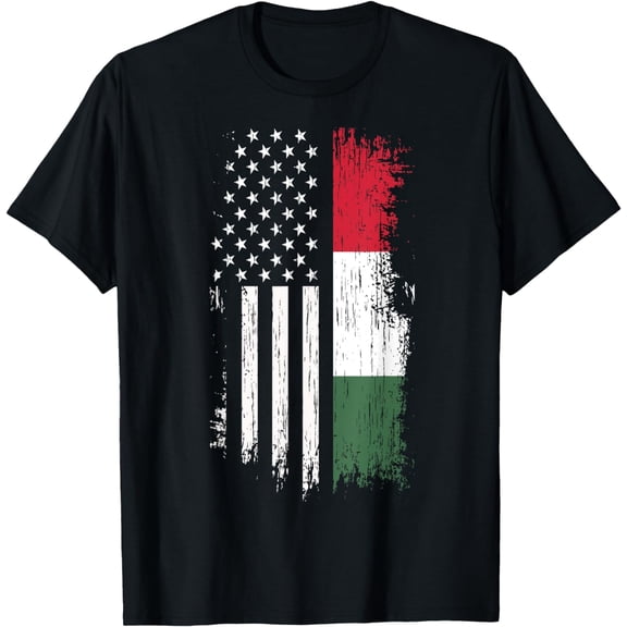 Hungarian American Flag T-Shirt - Pride, USA- Pride Hungary USA Shirt mens t hirt men，black，women，misfits，journey ，boys