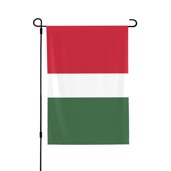 Hungarian Flag House Flag 28 X 40 Inch Garden Flag Decorative House Yard Double Sided Flag For Decoration