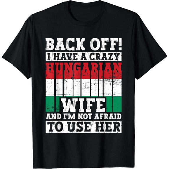 Hungarian Heritage Husband Hungary Flag Roots for Men T-Shirt