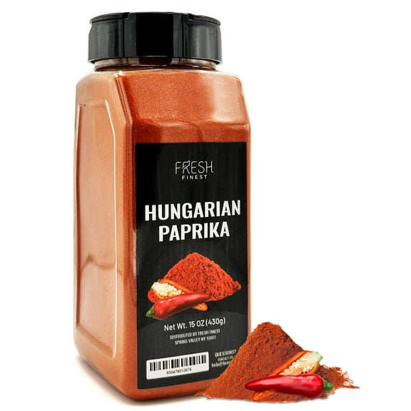 Hungarian Paprika Delicious Authentic Sweet Paprika Powder Hungarian Mild Spice Sweet Paprika Powder for a Wide Range of Dishes - Sweet Paprika Seasoning - 15oz (430g)