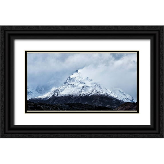 Hungaro, Lucas 24x15 Black Ornate Wood Framed with Double Matting Museum Art Print Titled - To Vanish