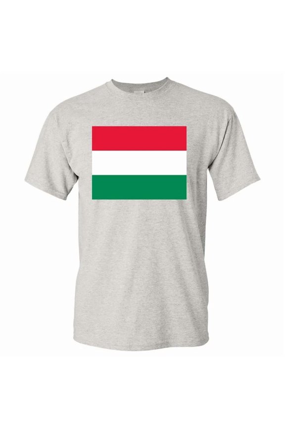 Hungary European Flag Basic Cotton T-Shirt