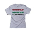 thumbnail image 1 of Hungary Gymnastics - Olympic Games - Rio - Flag Boy's Cotton Youth Grey T-Shirt, 1 of 2
