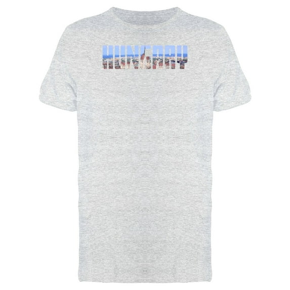 Hungary Name With A Cityscape Tee Men's -Image by Shutterstock