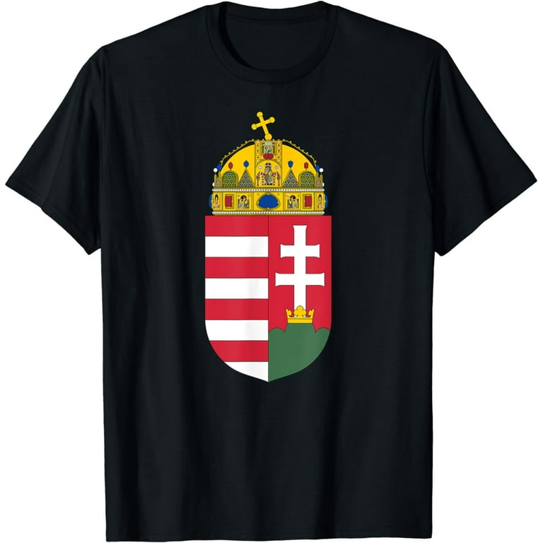 Budapest T-Shirt Flag Of Hungary With Coat Of Arms Souvenir Budapest T-Shirt Flag Of Hungary With Coat Of Arms Souvenir