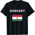thumbnail image 1 of Hungary T-shirt Hungarian Tee Flag souvenir Gift T-Shirt, 1 of 5