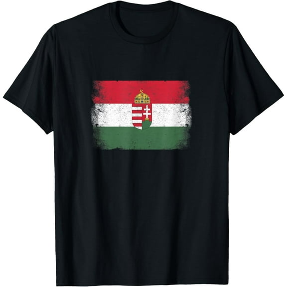 Hungary Vintage Hungarian Flag T-Shirt