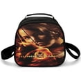 thumbnail image 1 of Hunger Fire Game Lunch Box with Portable Tableware Lunch Bag Reusable Food Tote Bag for Snacks Drinks, 1 of 8