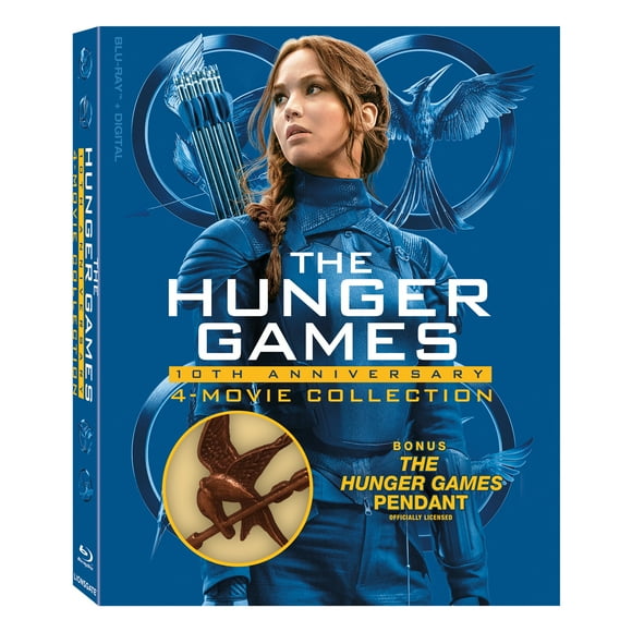 Hunger Games 10th Anniversary Collection with Pendant (Blu-Ray + Digital Copy)