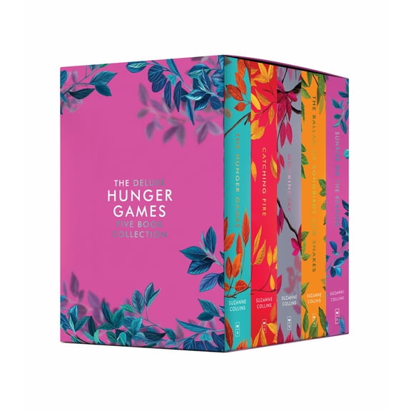 Hunger Games 5-Book Box Set (Deluxe Edition) (the Hunger Games, Catching Fire, Mockingjay, the Ballad of Songbirds and Snakes, Sunrise on the Reaping) (Hardcover)