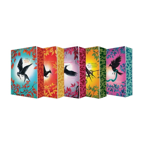Hunger Games 5-Book Box Set (Deluxe Edition) (the Hunger Games, Catching Fire, Mockingjay, the Ballad of Songbirds and S, (Paperback)