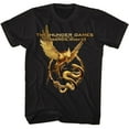 thumbnail image 1 of Hunger Games - Boss Fight - Black Front Print Short Sleeve Solid Adult T-Shirt, 1 of 2