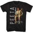 thumbnail image 1 of Hunger Games Capitol Couture Peeta Black Adult S/S Tshirt 4Xl, 1 of 2