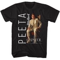 Hunger Games Capitol Couture Peeta Black Adult T-Shirt