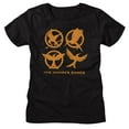 thumbnail image 1 of Hunger Games Emblems Black Women's T-Shirt, 1 of 2