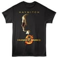 thumbnail image 1 of Hunger Games Haymitch Profile Men's T Shirt (Black, AdultS), 1 of 1