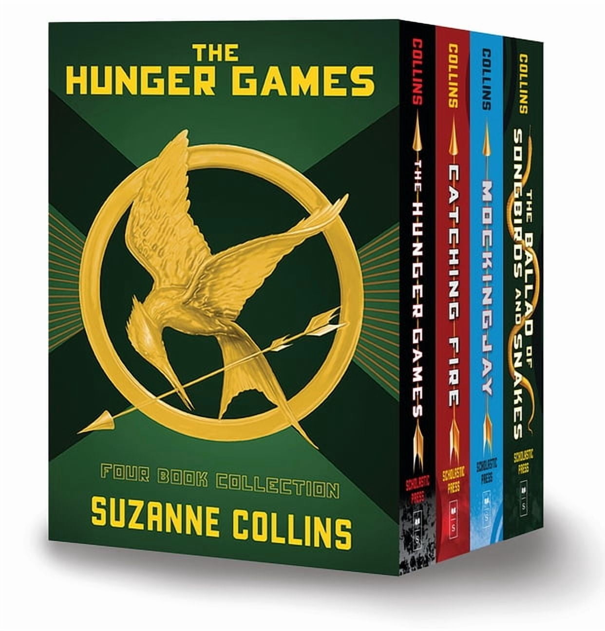 SUZANNE COLLINS Hunger Games Hunger Games 4-Book Hardcover Box Set (the Hunger Games, Catching Fire, Mockingjay, the Ballad of Songbirds and Snakes), (Paperback)