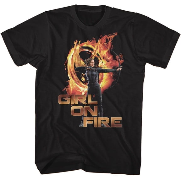 Hunger Games Katniss Girl on Fire Men's T Shirt