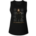 thumbnail image 1 of Hunger Games Katniss With Districts Black Women's Muscle Tank Top T-Shirt, 1 of 2