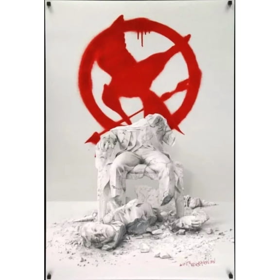 Hunger Games Mockingjay Part 2 2015 Home Decor Vintage Art Print Cute Birthday Gift Wall Art Poster , Poster Print Only
