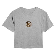 The The Hunger Games - Mockingjay Pin Womens Cropped Graphic T-Shirt