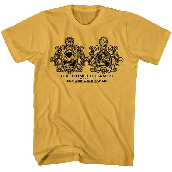 Hunger Games Songbird Snake Mirror Ginger Adult T-Shirt 2Xl