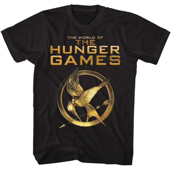 Hunger Games The World Of The Black Adult T-Shirt 2Xlt