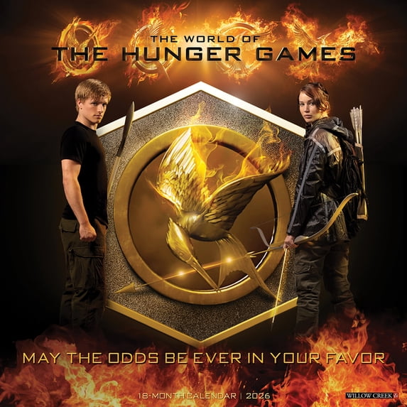 Hunger Games: The World of 2026 Wall Calendar, (Paperback)