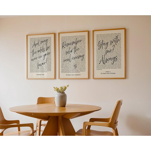 Hunger Games Wall Art, Mockingjay, Stay with Me Always, Book Lover, Hunger Games Series Poster Printed Poster, Poster Only