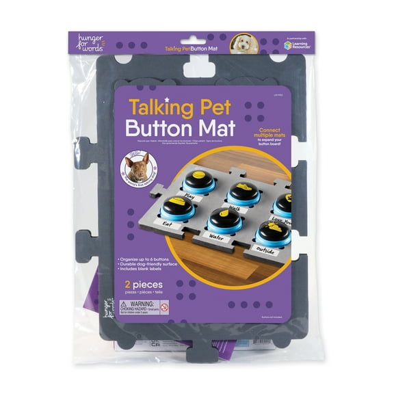 Hunger for Words 1- Piece Mat for Dog Communication Buttons